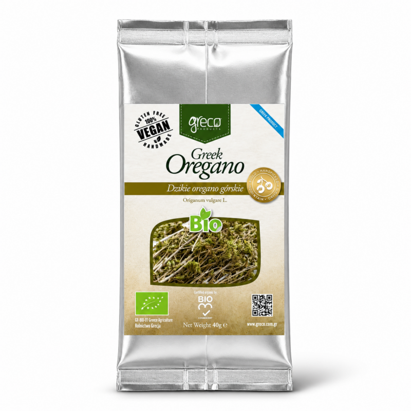 Greckie dzikie oregano górskie BIO Greco 40g