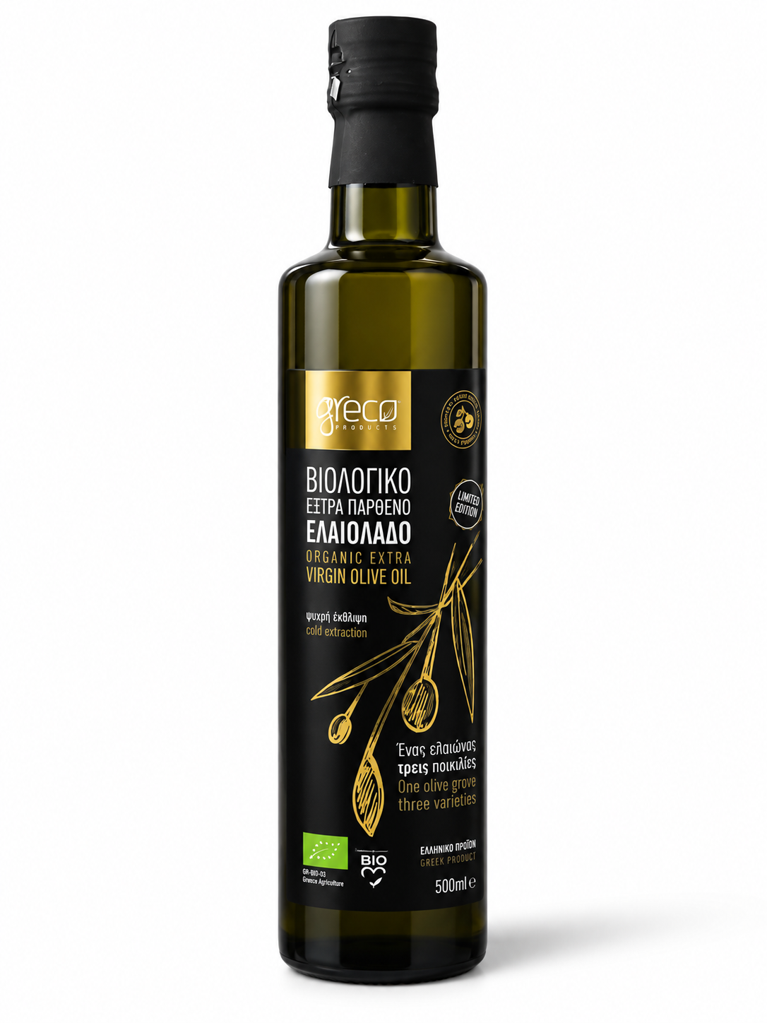 Oliwa z oliwek extra virgin BIO GReco Products 500 ml